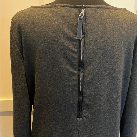 GAP Gap Charcoal Long Sleeve Dress Size L - Picture 5 of 7